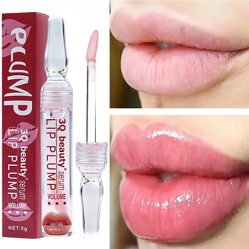 Instant Lip Plumping Gloss Reduce Fine Lines Plumper Serum Exfoliating Lasting Moisturizing Liquid Nourish Sexy Beauty Cosmetics 240626