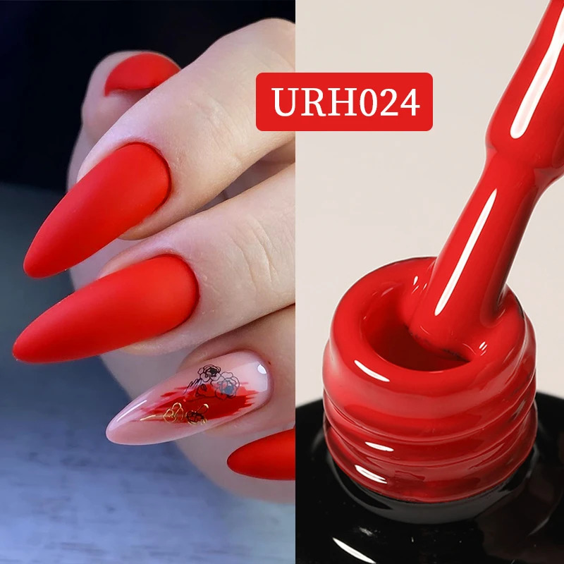 UR SUGAR 7ml glass bottle color gel nail polish semi anent varnish soap UV LED gel varnish all for ergonomic nail art 240625