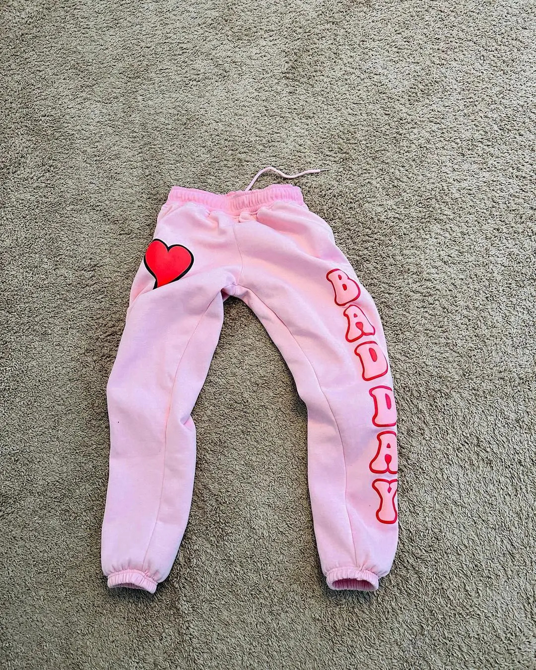Y2K Korean Style Pink Pant Sets Men Women Sweatshirt Clothes High Waist Casual Hoodie Loose Harajuku Fashion Streetwear Trousers 240626