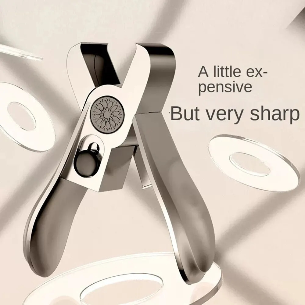 Professional Mini Nail Clippers High Quality Stainless Steel Large Opening Manicure Fingernail Cutter Ingrown Toenail Scissors 240625