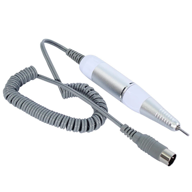 Pro 35000RPM Electric Nail Drill Machine Stainless Steel Handle Electric Manicure Drill Accessory Nail Art Tool 240625