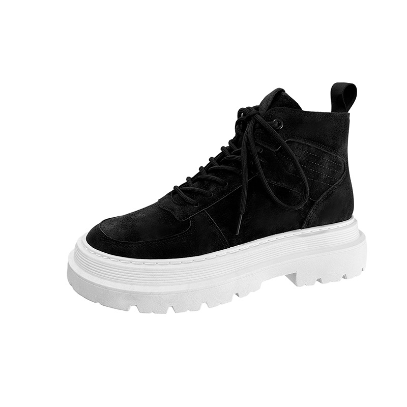 Martin boots men's British style biker boots high-top leather boots trend Hong Kong style 2024 fall and winter new work shoes large size 232