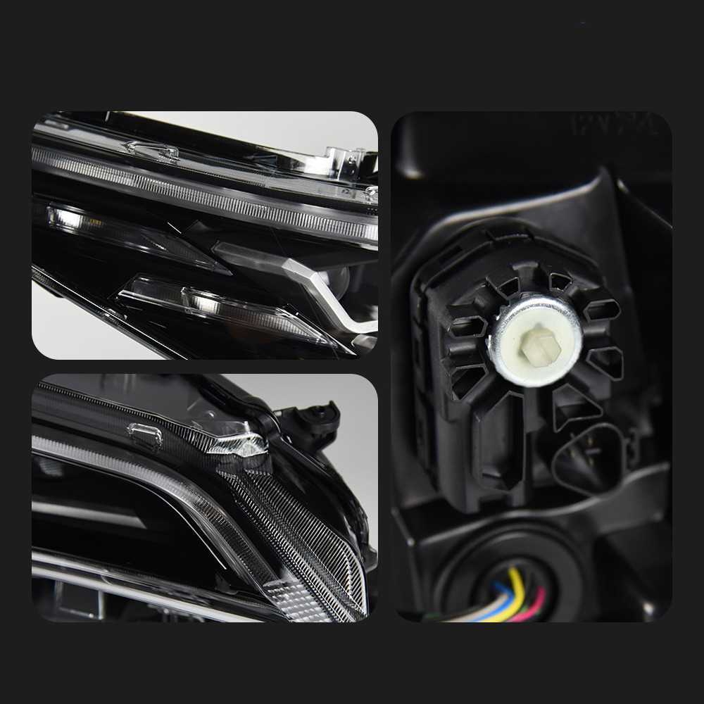 Auto Headlight For Fortuner 20 16-20 20 Upgrade Lexus styling Front Head Light DRL Turn Signal Lights Low High Beam