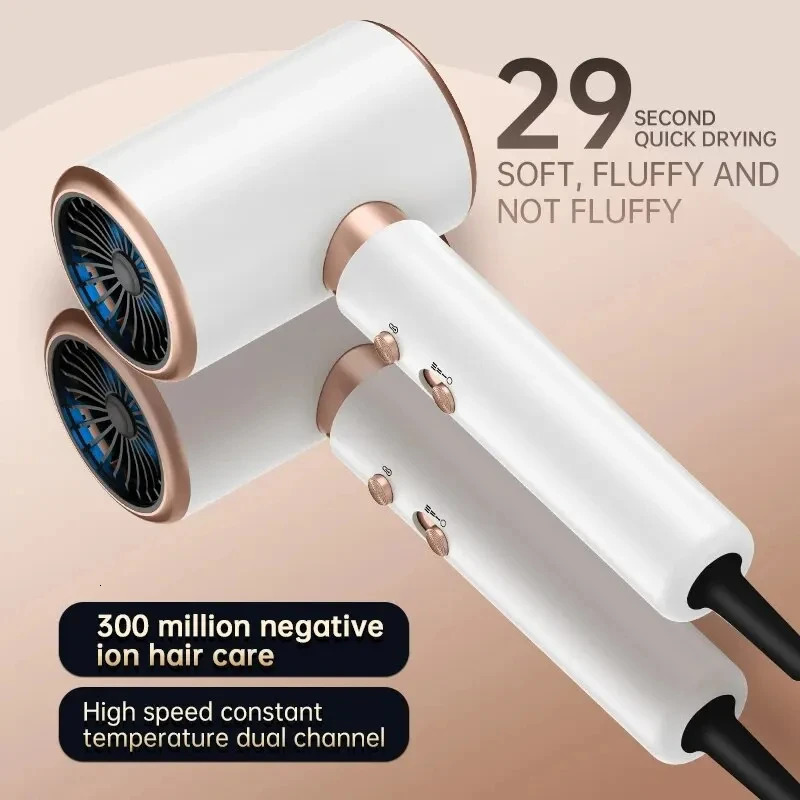 Hair Dryer High-Speed Electric Airflow Low Noise Constant Temperature And Quick Drying Suitable For Home Salons. 240625