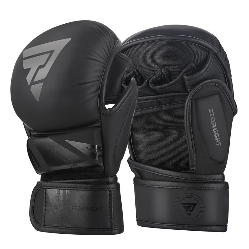 Professional MMA Boxing Gloves PU Leather MMA Fighting Martial Arts Boxing Gloves Karate Muay Thai Training Gloves Mens 240625