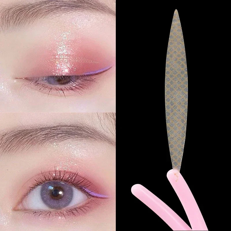 Invisible Eyelid Sticker Double Eyelid Stickers Transparent Self Adhesive Mesh-Lace Eye Tape Sticker Ladies Eye Makeup Tools 240626