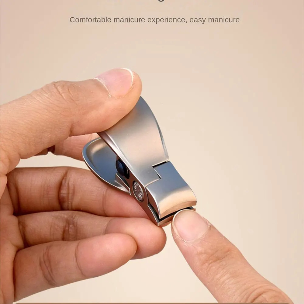 Professional Mini Nail Clippers High Quality Stainless Steel Large Opening Manicure Fingernail Cutter Ingrown Toenail Scissors 240625
