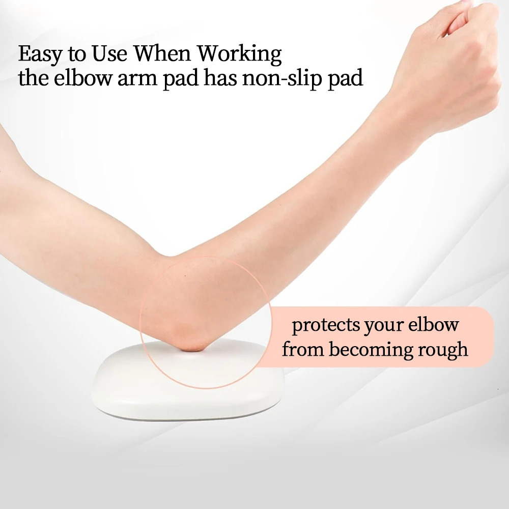 Square Microfiber Leather Nail Arm Rest Professional Non-Slip Nail Technician Arm Rest Pillow Cushion Salon Manicure Elbow Pad 240625