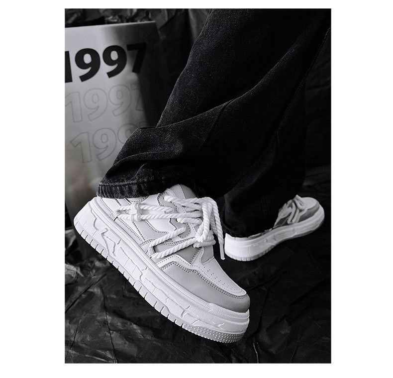 2024 new men's shoes collection models low gang Hong Kong style thick bottom bread shoes canvas shoes star models beggar shoes 323