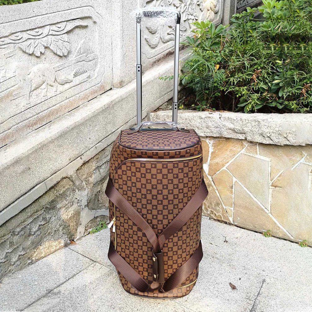 Suitcases Lighweight Trolley Tsa Padlock Double Pull Zipper Closure Opening Luxury Spinner Universal Wheel Duffel Rolling Luggages horizon 55 240