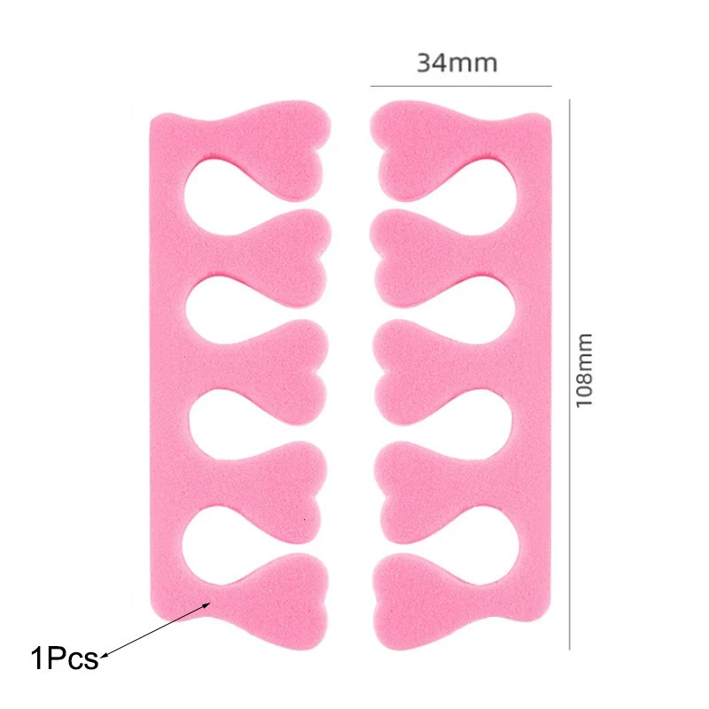 50100200Pcs Soft Nail Art Toe Separators Fingers Foots Sponge UV Gel Polish Beauty Tools Manicure Pedicure Pack Nail Kits 240625