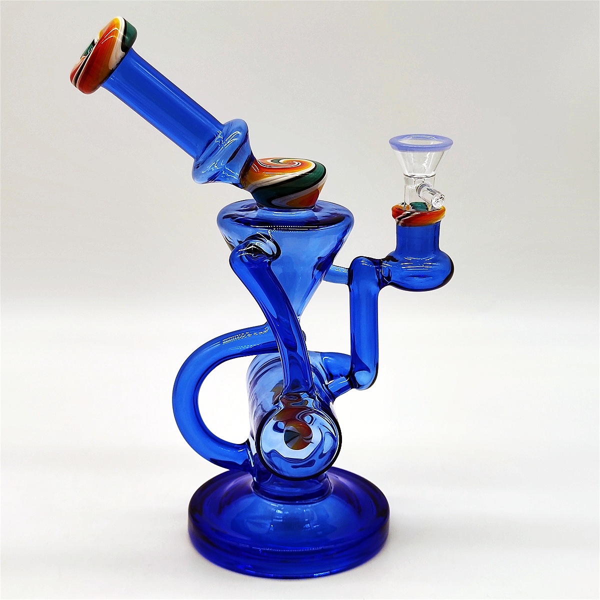 2024 Heady Glass Neo Fab Slit Hub Master Piece 9 Inches Deluxe Mix Glass Bongs Water Pipe Bong Tobacco Smoking 14MM Bowl Dab Rig Recycler Bubbler Pipes