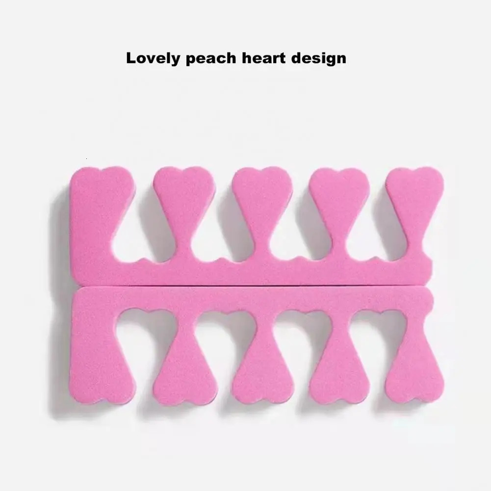 Safe Toe Separator Reusable Pedicure Toe Soft Foam Relaxing Separators Good Ductility Lightweight Toe Stretcher for Female 240625