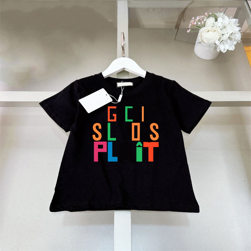 T-shirts Kids T-shirt Designers Luxury Cotton Kids T Shirt Children Tops Tees -8 Girls Summer Classic Letter Printed Clothes Childrens DED2406263Y2501