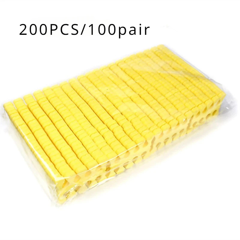 100200pcsPack Nail Art Toe Separators Fingers Foots Sponge Soft UV Gel Polish Beauty Tools Manicure Pedicure Pack Nail Kits 240625