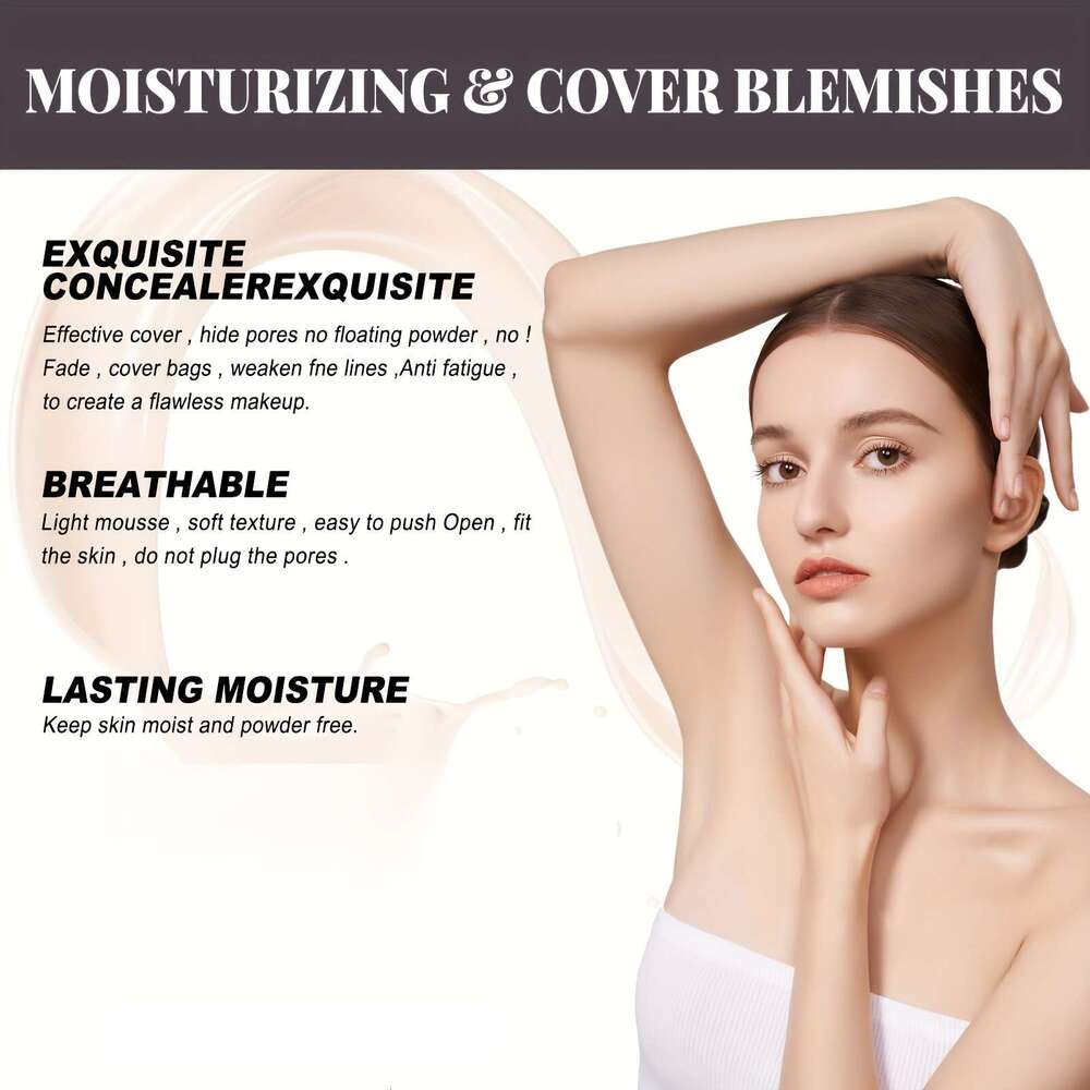 2 PCS Stick Multi-Use Concealer Makeup Dark Circles Treatment, Lightweight, Full Coverage, Long Lasting