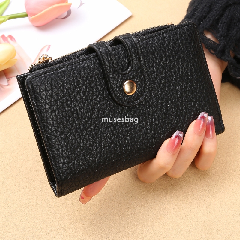 High quality women's designer classic retro wallet short ins simple and practical multifunctional wallet card slot handheld bag zero wallet walle