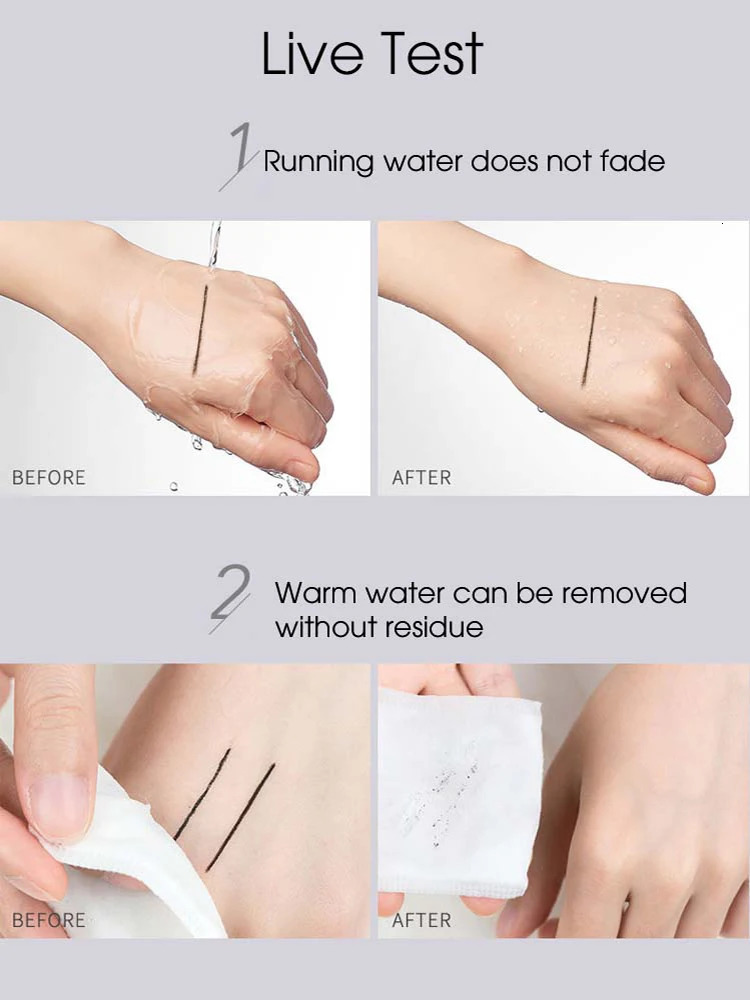 Extremely fine eyeliner under the pen eyelash eye detail pen fast dry waterproof durable not easy to smudge 240626