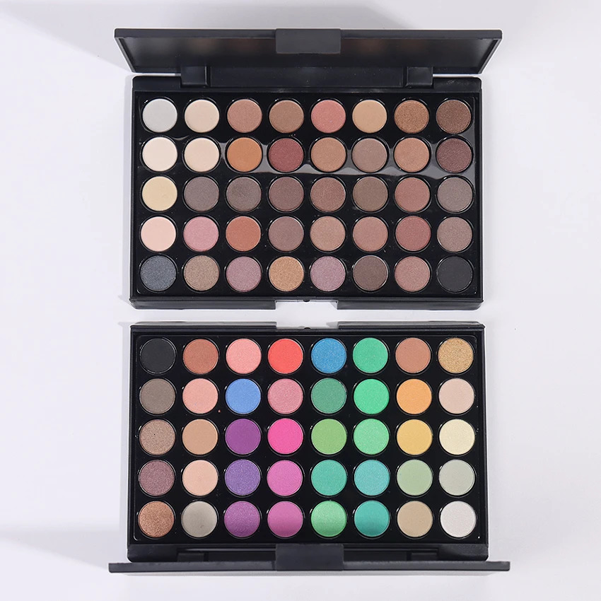 40 Color Eyeshadow Palette Womens Makeup Pigments Earth Color Waterproof Long Lasting Eyeshadow Matte Powder Makeup Tools 240625