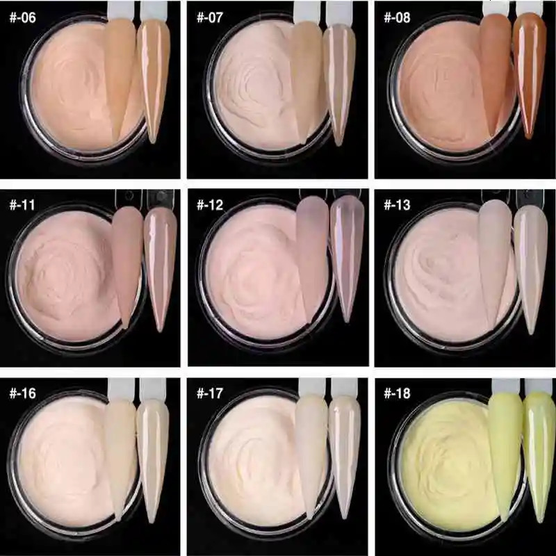 1KG Nude Nail Acrylic Powder Crystal Clear Nail Extension Carving Dip Powder Nail Art Crystal Powder Carved Pollen Wholesale 240625