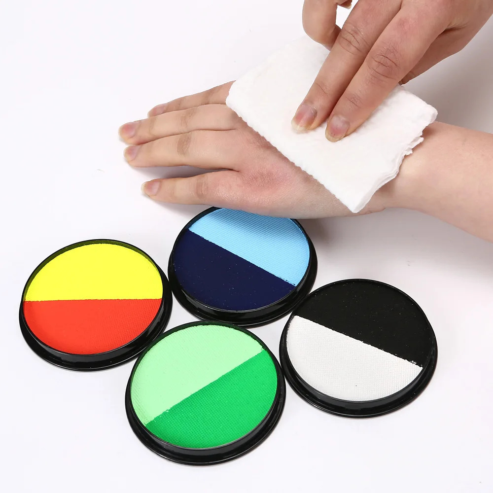 23 Colors Safe Water Based Non-toxic Paint Face Body Paint Unscented Body Art Makeup Halloween Party Drama Cosplay Makeup 30gpc 240626