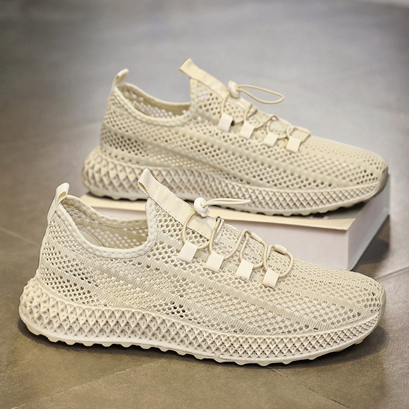 Summer Net Shoes Lightweight Breathable Comfortable Shoes Wholesale Outdoor Water Shoes Tide With Thick Soled Sports Shoes