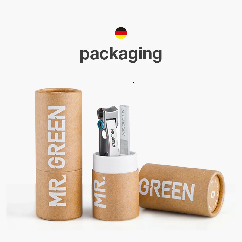 MR.GREEN Nail Clippers Stainless Steel Two Sizes Are Available Manicure Fingernail Cutter Thick Hard Toenail Scissors tools 240625