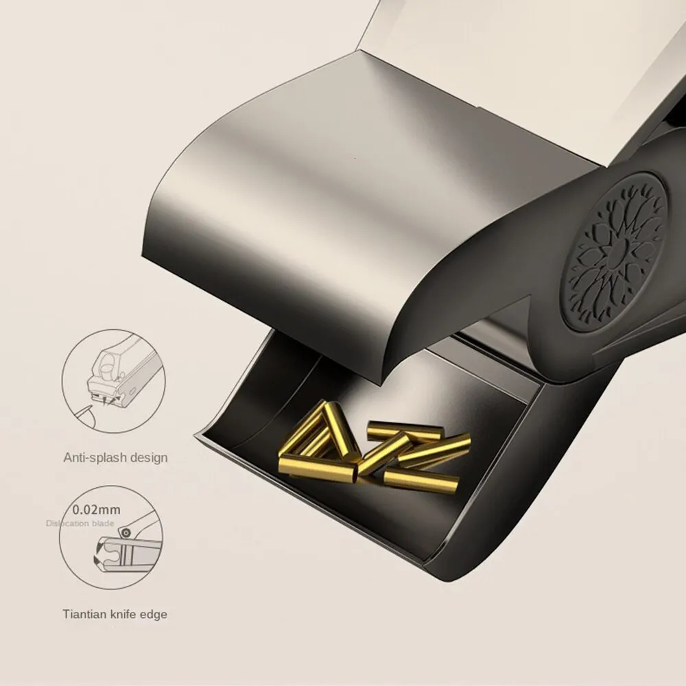 Professional Mini Nail Clippers High Quality Stainless Steel Large Opening Manicure Fingernail Cutter Ingrown Toenail Scissors 240625