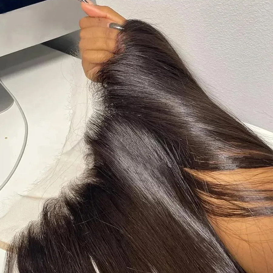 HD Silky Straight Lace Closure Top Closures Remy Human Hair 12-20inch Weave With Closure Natural Color 2x6 4x4 5x5 6x6 7x7 13x4 13x6 360 Lace Closure 