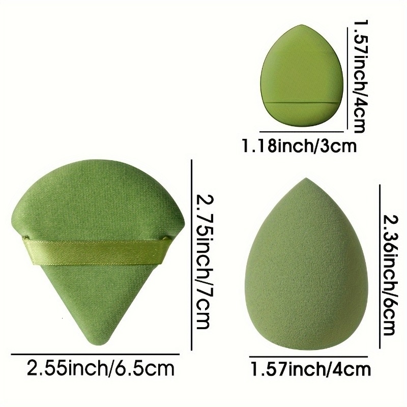16 PCS Makeup Sponge set Beauty Sponges Powder Puffs Super Soft Blender Makeup Sponge And Makeup Puff For Loose Powder 240625