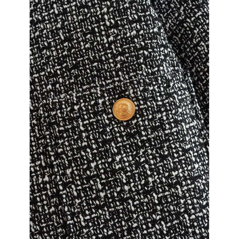 Fashion Jackets Women 2024 Spring O-Neck Coat Female Chic Single-breasted with Pockets Jacket Ladies New In OuterwearF6.26#62