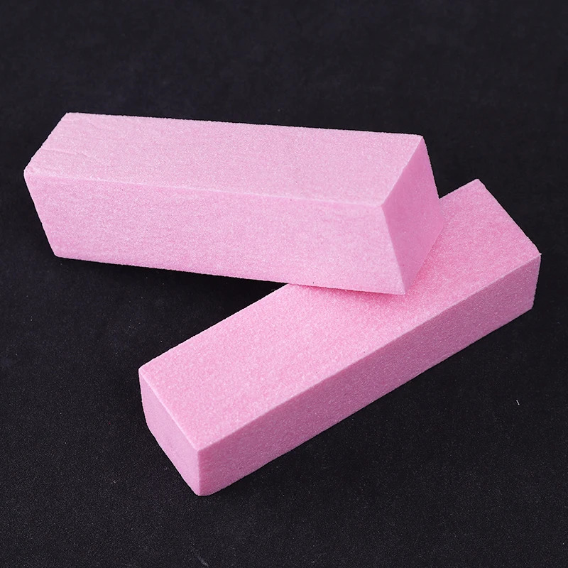 Pink White Buffing Sanding Files Block Pedicure Manicure Care Sponge Nail Art Buffer Grindig Polishing No Hurt Nail Art Tools 240625