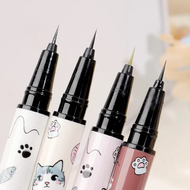 Ultra-thin Matte Quickily Drying Eyeliner Pencil Waterproof Lasting Smooth Lower Eyelash Liquid Eyeliner Eyes Makeup Cosmetics 240625