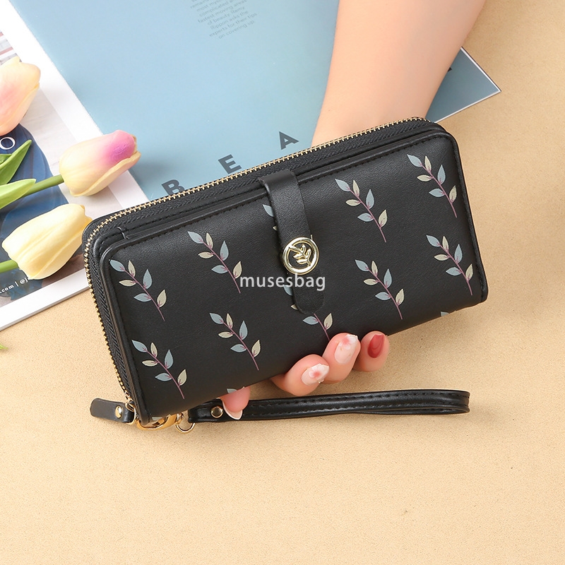 Fashionable women's high-end feeling wallet long new Korean style trendy and cute simple and fresh student 30% discount practical multi-functiona