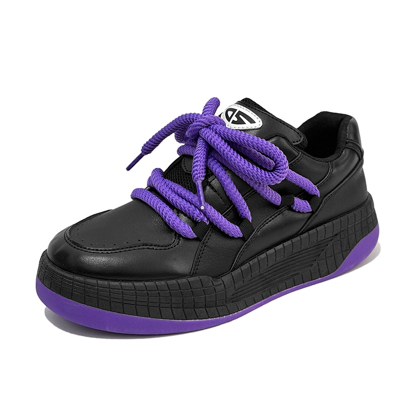 Niche design Black Warrior bread shoes men's casual new national tide brand pops shoes skateboarding shoes