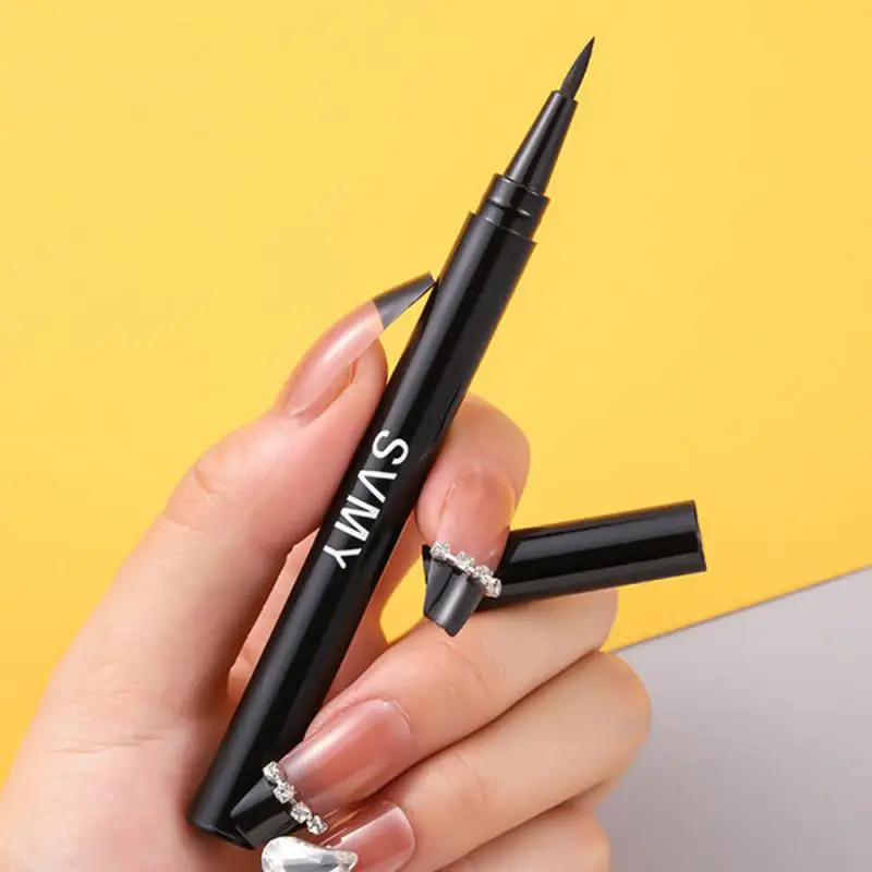 1/2/3PCS Small Gold Pen Quick-drying Eyeliner Waterproof Long-lasting Eyeliner Black/Brown Eyes Makeup Liquid Eyeliner Pencil 240625