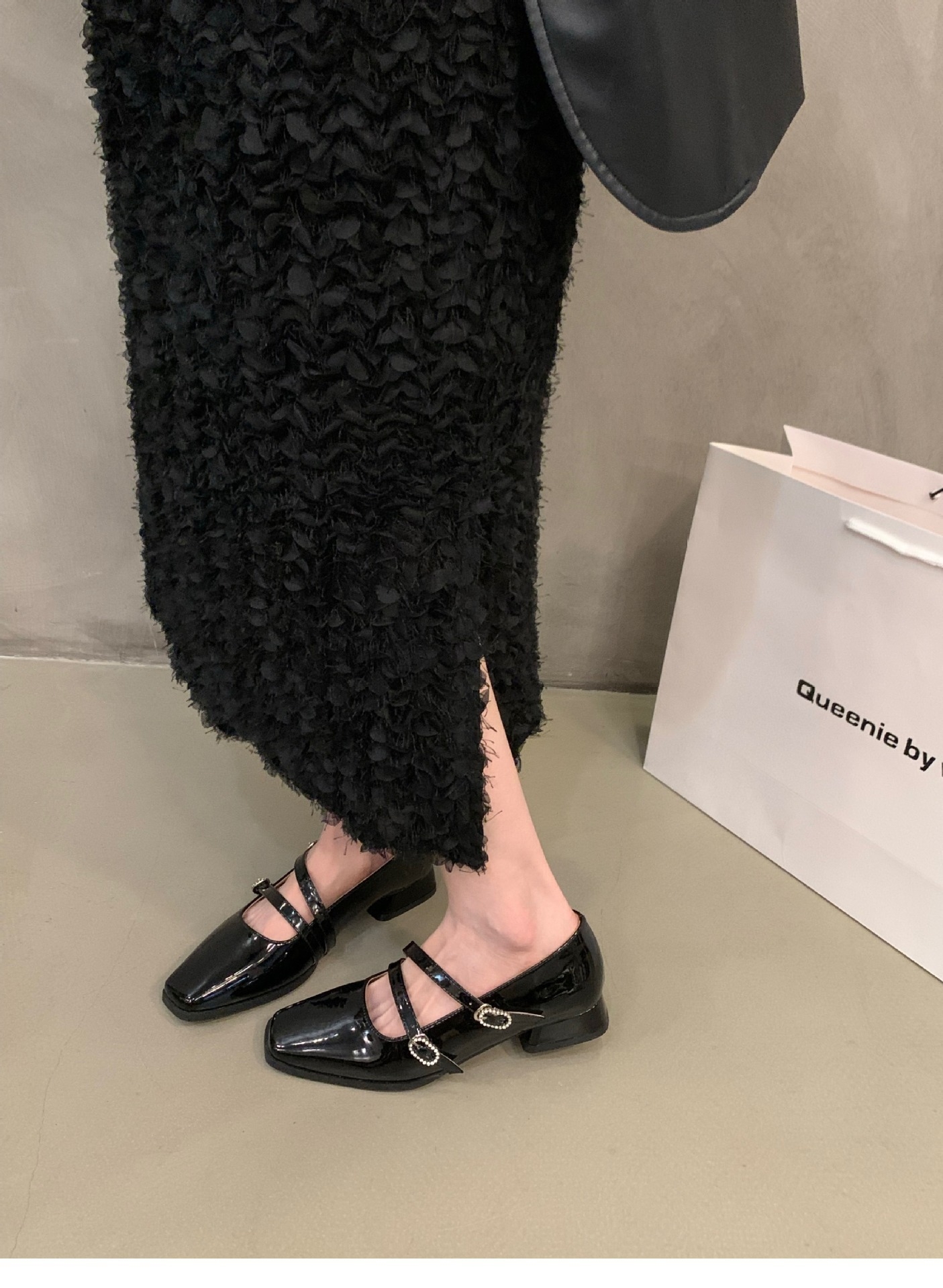 Summer 2024 new versatile casual heeled sandals, open-toe strap heels, stiletto sandals khaqi