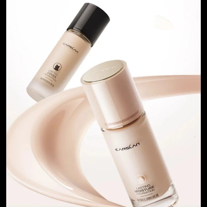 CARSLAN Long-lasting Moisture Matte Liquid Foundation Full Coverage Concealer Whitening Oil Control Korean Base Makeup Cosmetics 240624