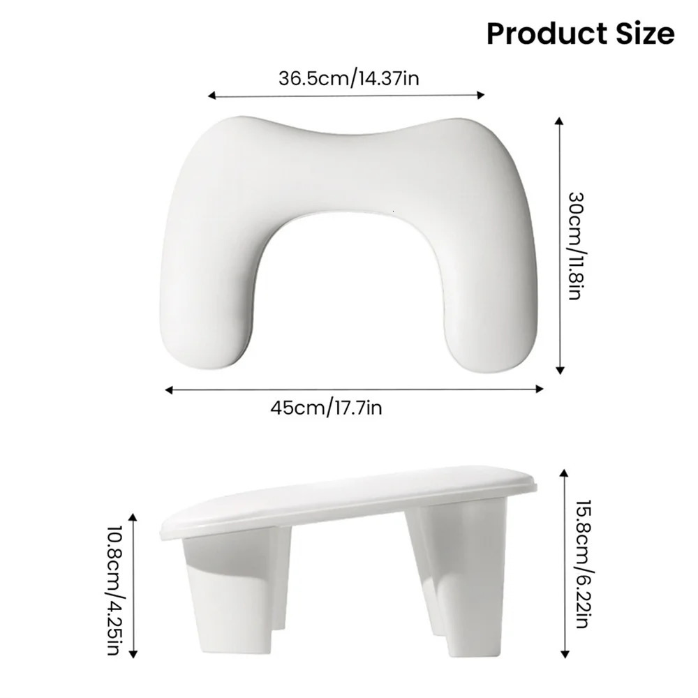 1pc PU Slanted Nail Table Manicure Hand Pillow Home Nail Salon Comfortable Arm Hand Rest for Hands Manicure Easy to install 240625