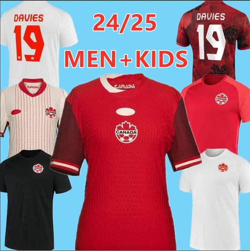 2024 Canada Soccer Jerseys 24 25 GROSSO CAVALLINI HOILETT SINCLAIR DAVIES J.DAVID Red Fan Football Shirt South American Cup National Team 998
