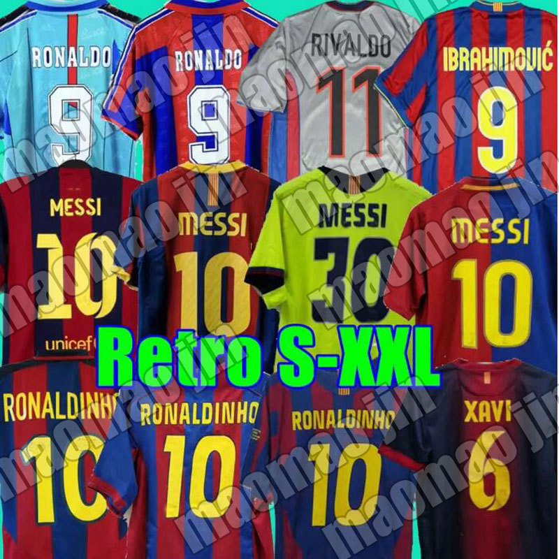 Ronaldo LEWANDOWSKI PEDRI GAVI Retro soccer jerseys TER STEGEN ANSU FATI RONALDINHO XAVI barca camiseta de futbol football t-shirt 98 99 03 04 05 06 07