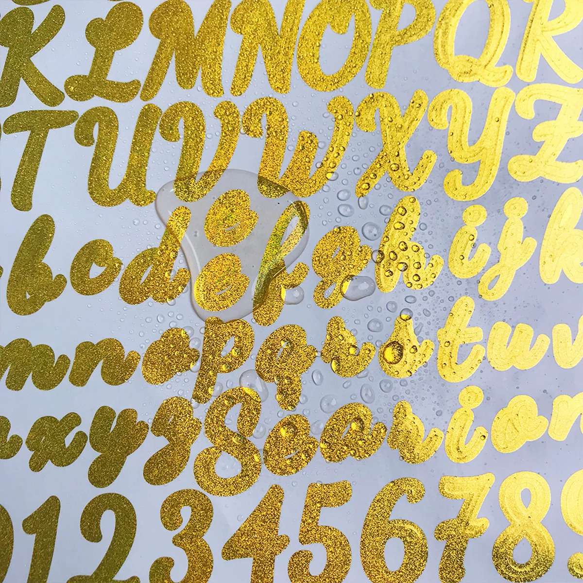 2 laser letter and number stickers gold and silver letter stickers used for Grad Cap decoration and DIY craft products 240625