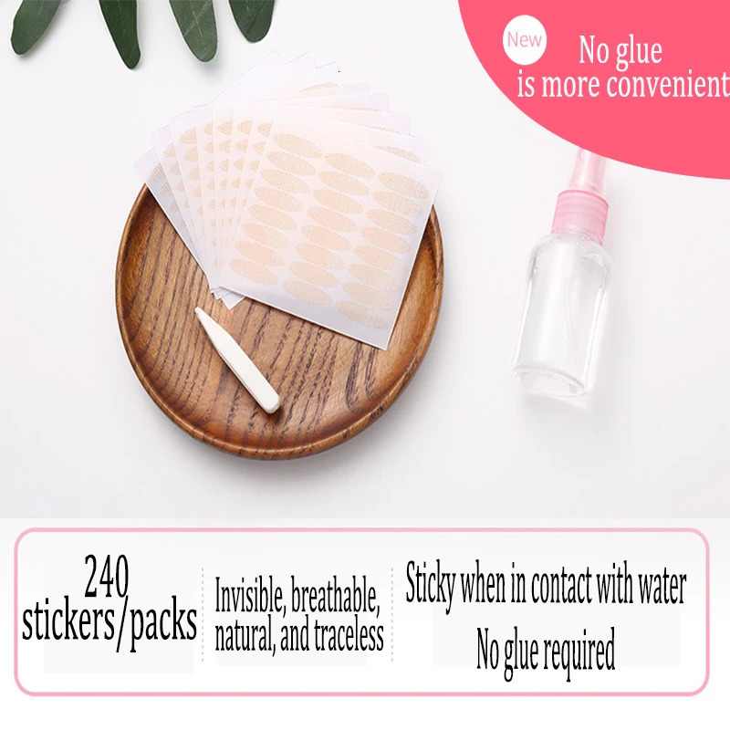 240PCS Patches for Drooping Eyelids Tape Invisible Double Eyelids Stickers Invisible Fallen Eyelids MB310 240626