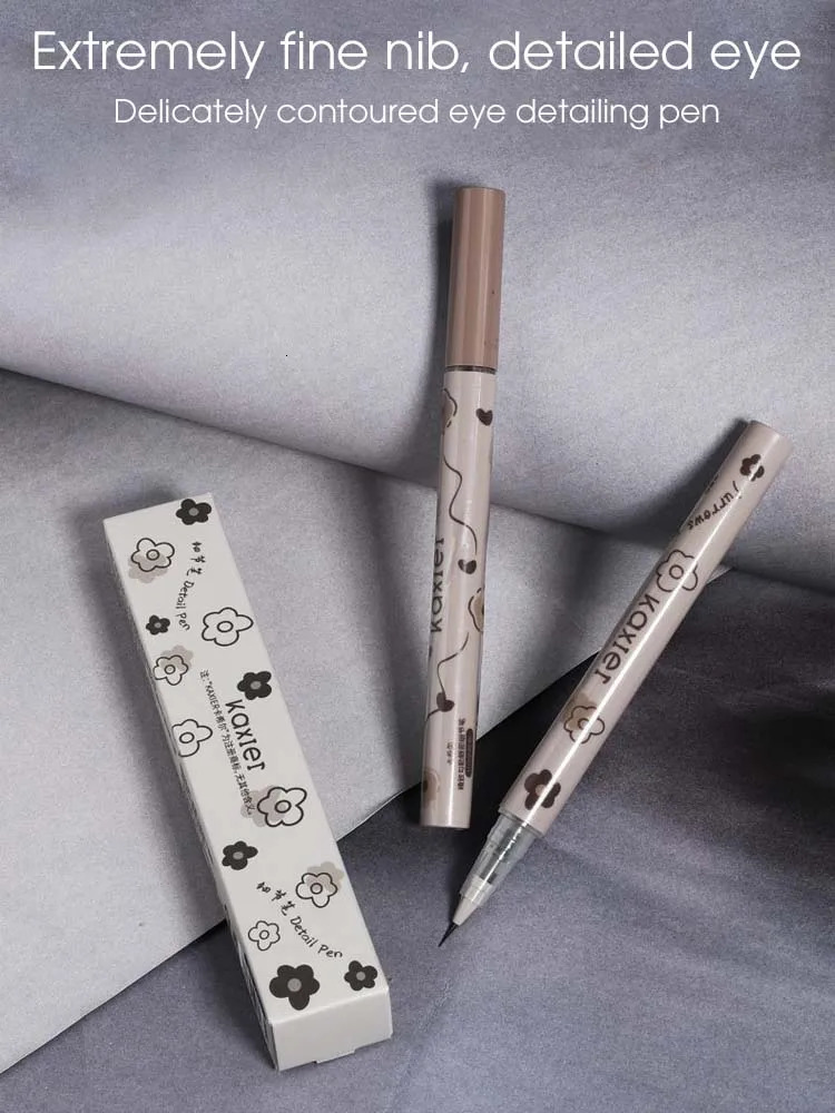 Extremely fine eyeliner under the pen eyelash eye detail pen fast dry waterproof durable not easy to smudge 240626