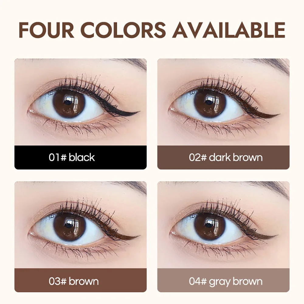 0.01mm Super Slim Quick Dry Liquid Eyeliner Waterproof Long Lasting Color No Smudging GECOMO Eyeliner Pencil o240626