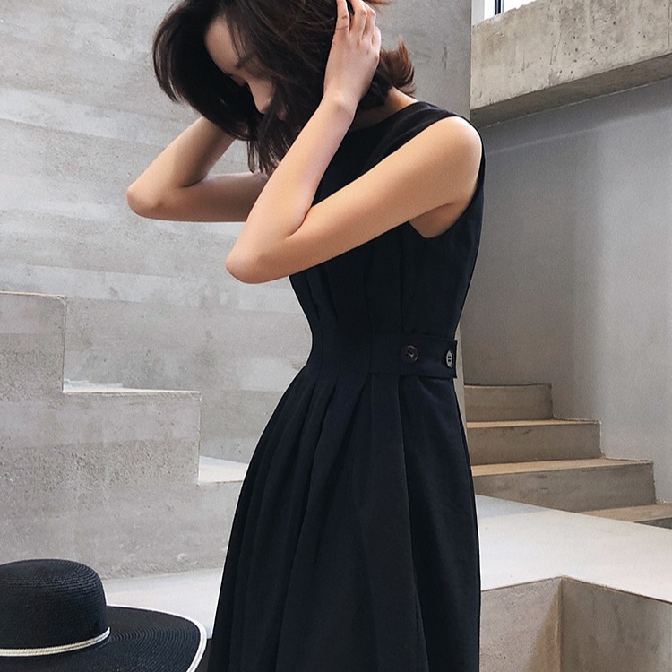 Women White Dress Black Fashion Elegant Party O-neck Sleeveless Vestido Tank Sundress Female spring summer Dresses