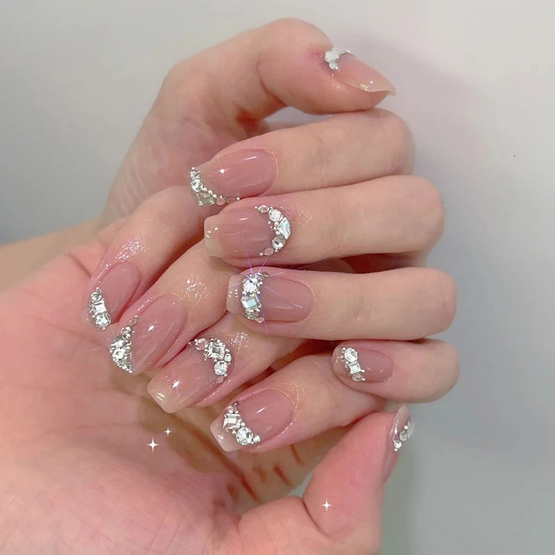 50 pieces of mini shaped crystal sharp bottom diamond K9 sparkling jewelry nail charm art Rhinestone DIY decorative accessories 240625