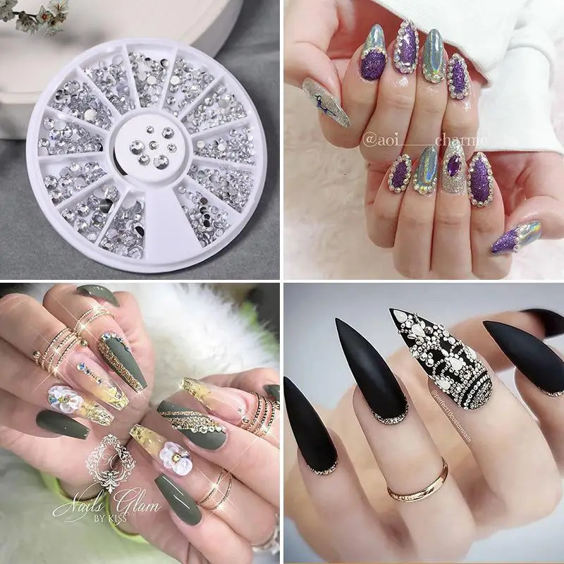 Mixed Color Chameleon Nail Water Diamond Sparkling Small Irregular Beads for Nail Art 3D Decorative Stone Wheels DIY Tips 240625