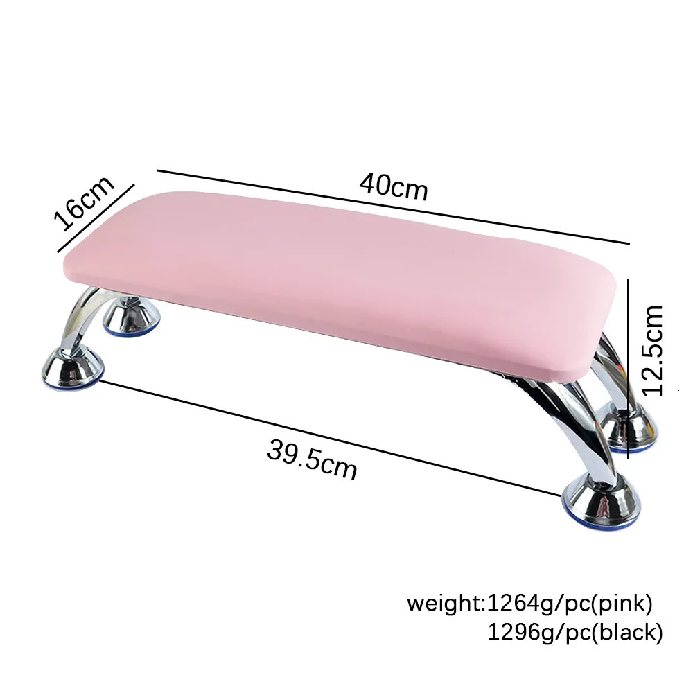 1Pcs Genuine Leather Nail Hand Rest Pillow PinkBlack Soft Hand Rest for Nail Arm Pillow Arm Rests Professional Nail Art Tool 240625