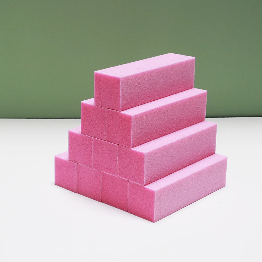 510pcs Nail Buffers Fine Grit Buffer Sanding Block Polisher Buffing File for Acrylic Nail Art Manicure Tools 240625